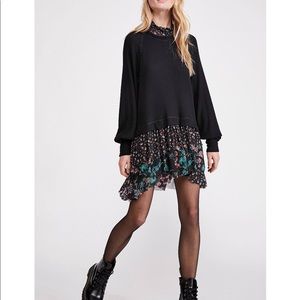 Free People Opposites Attract Mini Dress